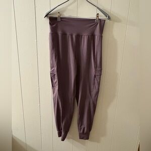 Avia Women's Track Pants - Purple pink color size small jogger style EUC